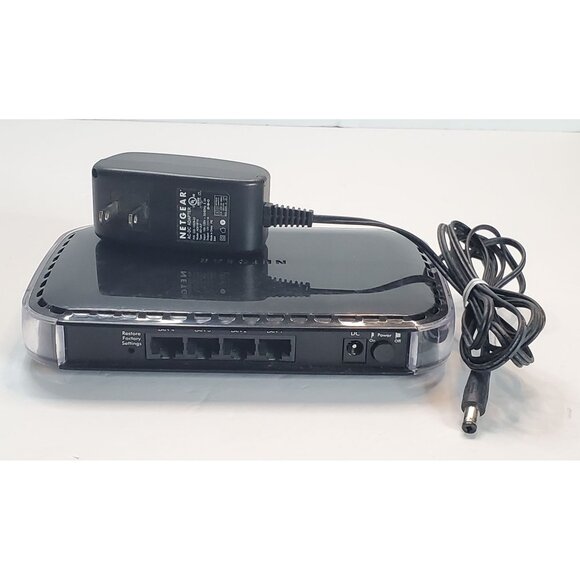 NETGEAR N600 WiFi Range Extender WN2500RP-2 Dual Band 4-Port w/ Power Adapter - Picture 8 of 12